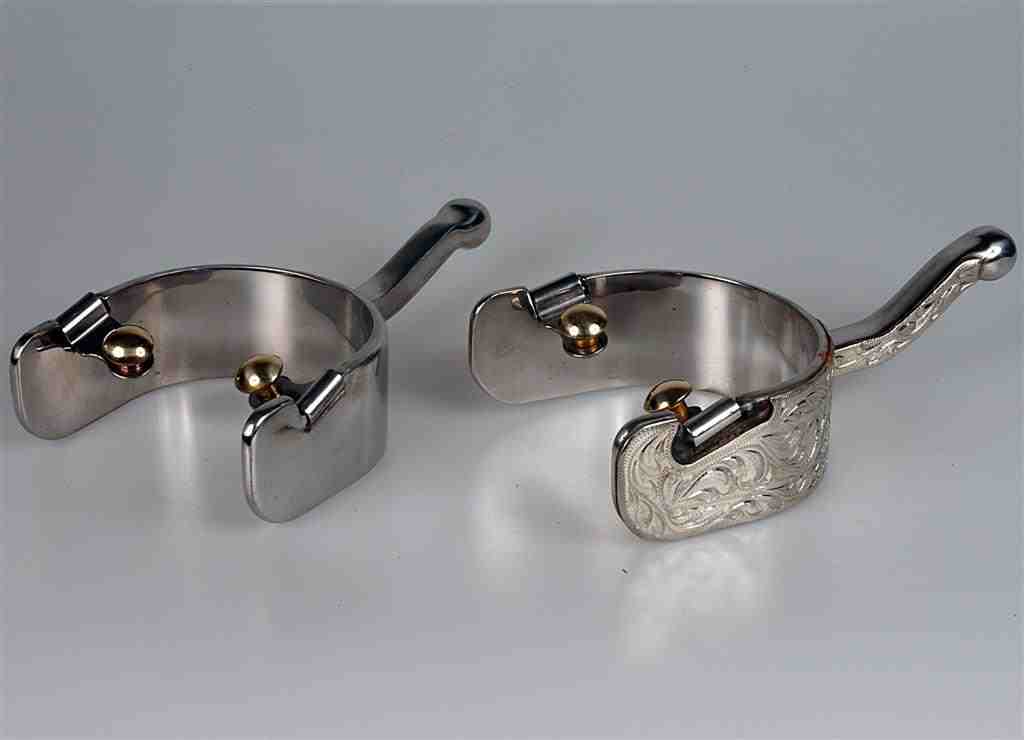 Show Sporen GS German Silver Chrom Kugelsporen