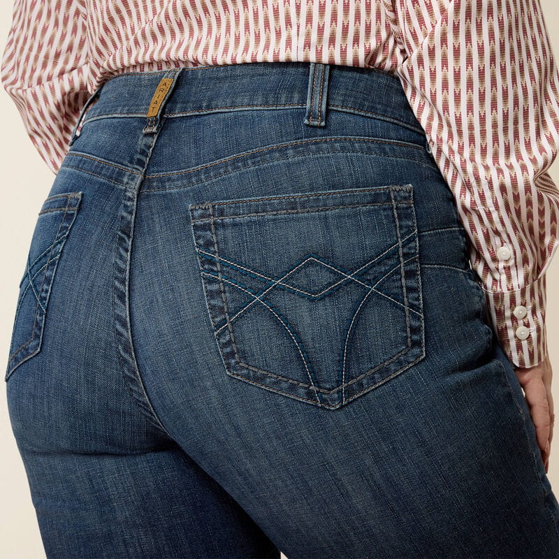 Ariat Womens Mid Rise Luisa Boot Cut Jeans