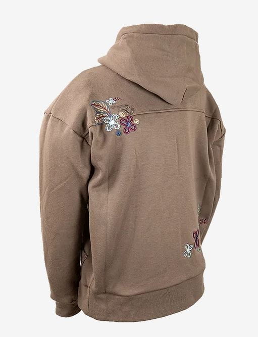 Ranchgirls Hooded Sweatshirt FELIZ soft mud