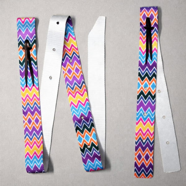 Tie Strap & Off Billet Set Aztec Vibes pink