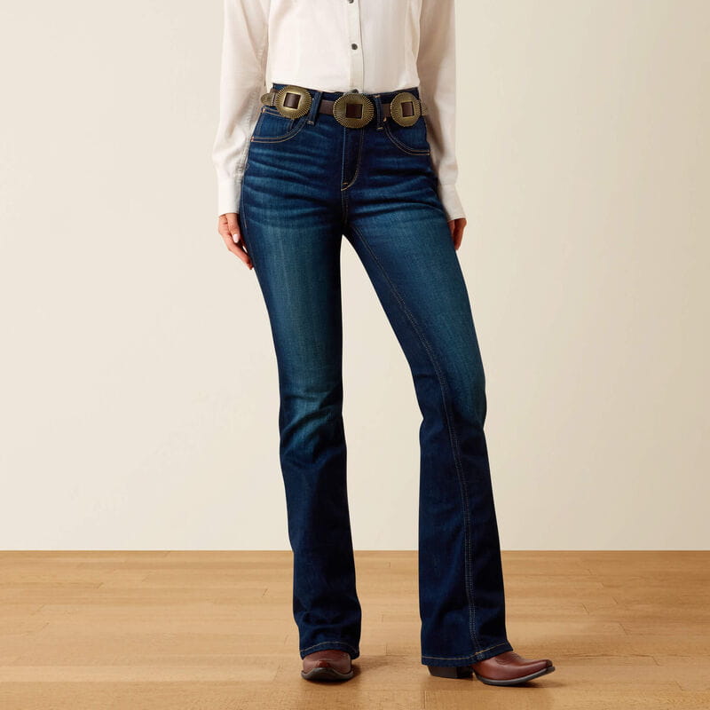 Ariat REAL High Rise Ballary Boot Cut Jeans