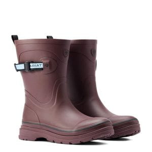 Ariat Womens Kelmarsh Mid Rubber Boot Maroon