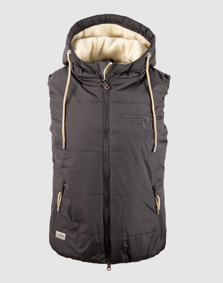 Rachgirls Hooded Vest PAM chocolate