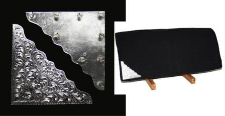 Gravierte Silberecken für Blankets (Paar)