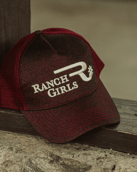 Ranchgirls Cap GLIMMER wine|creme