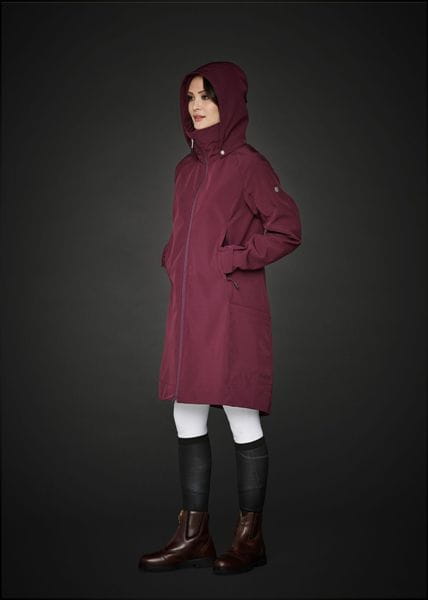 Mountain Horse Softshell Parka Stella Burgundy