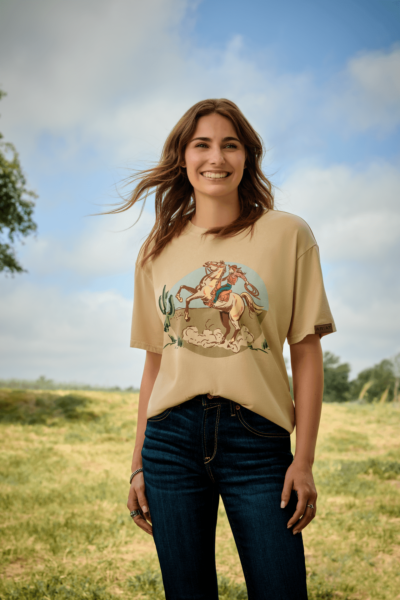Ariat Womens Ride On T-Shirt