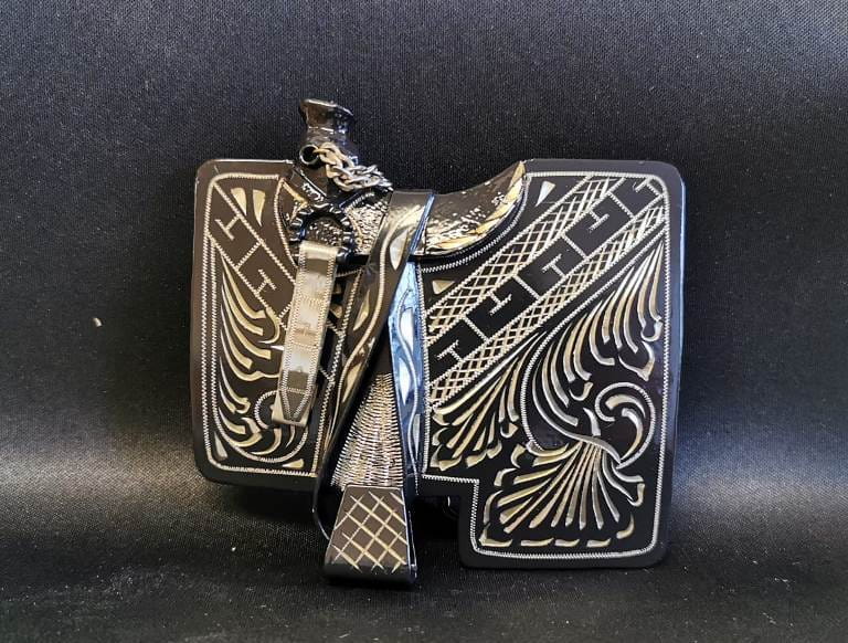 Buckle Vaquero Saddle black/silver