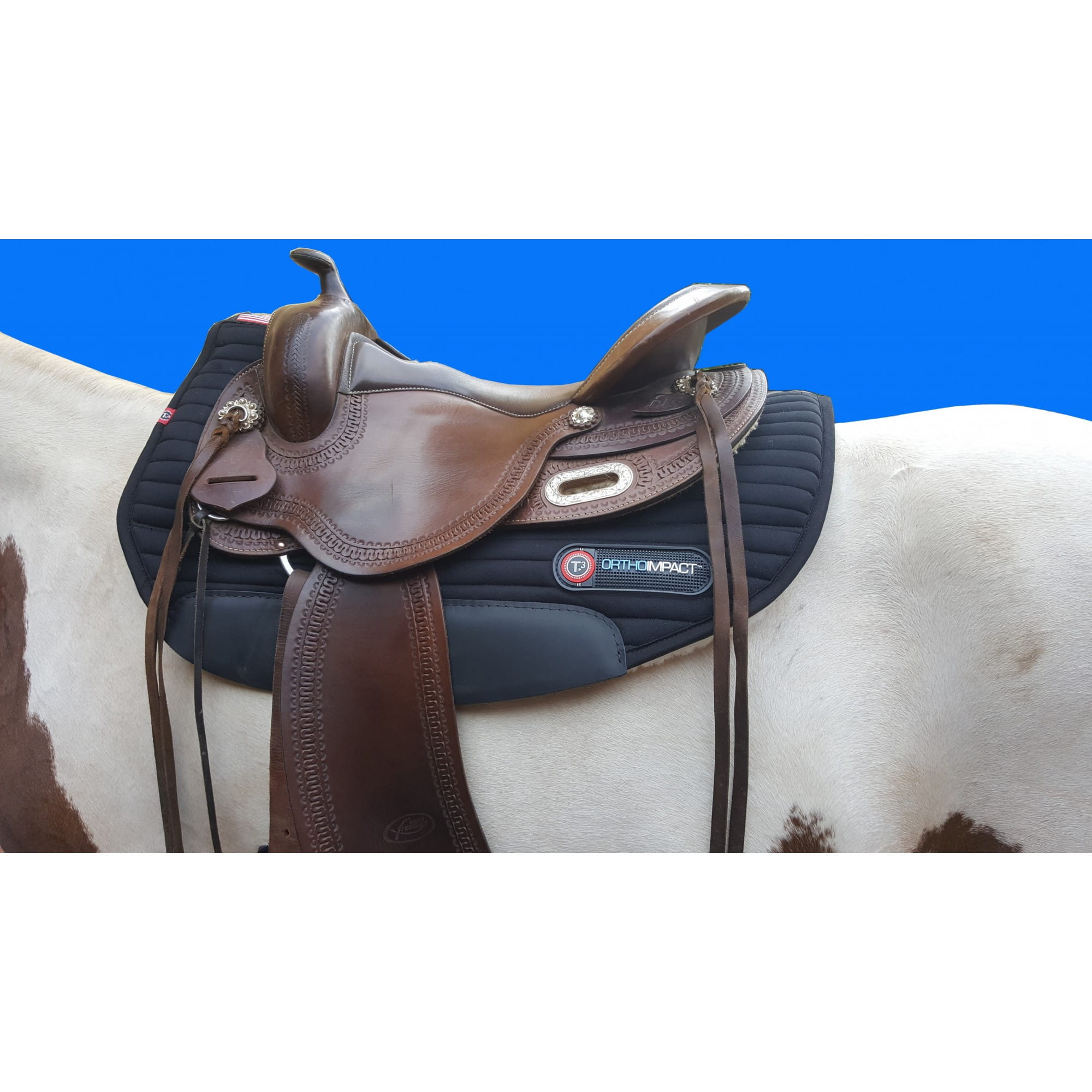 Matrix Roundskirt Western Pad with Woolback + Ortho