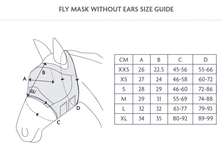 Woof Wear Fliegenmaske mit 3D Ohrenschutz