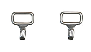 Myler Curb Strap Hooks