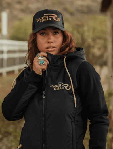 Ranchgirls Cap GLIMMER black|brown