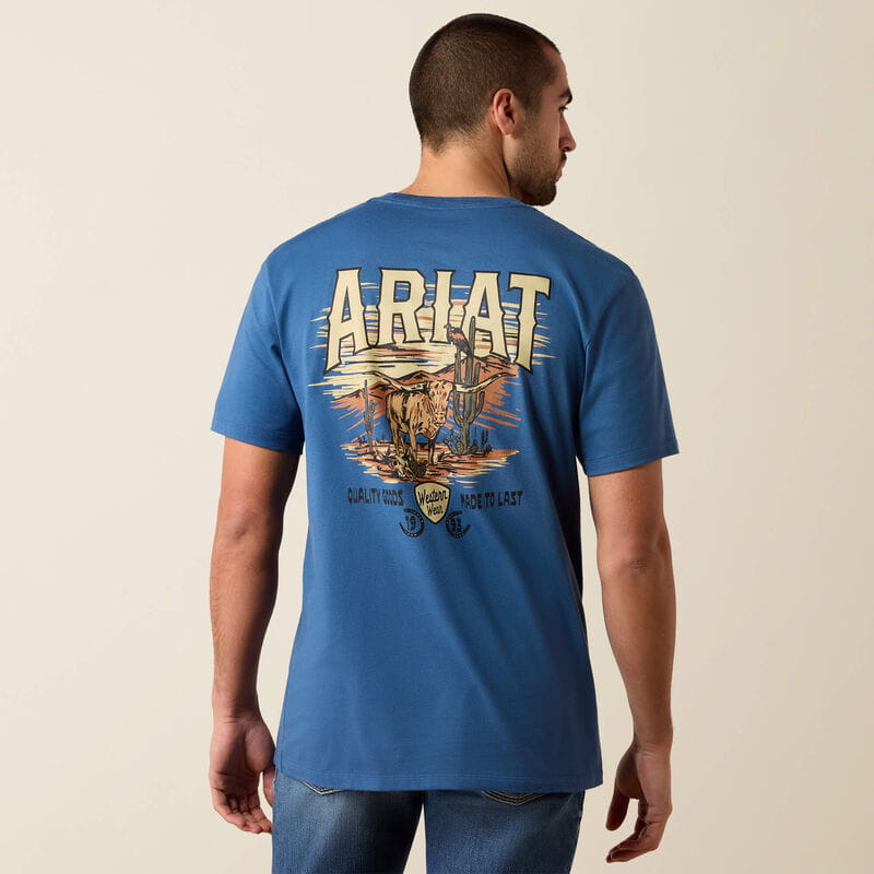 Ariat Mens Lone Longhorn T-Shirt