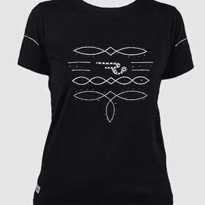 Ranchgirls Rhinestones T-Shirt WILMA black