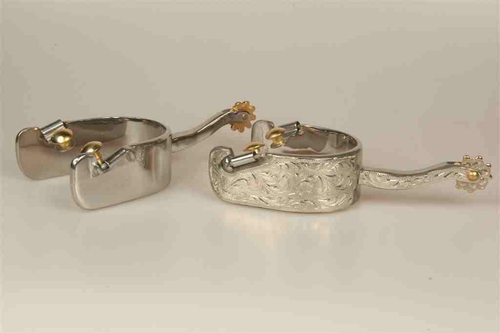 Show Sporen GS German Silver Chrom