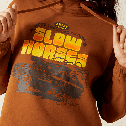 Ariat Womens Essential Sendero Slow Horses Hoodie