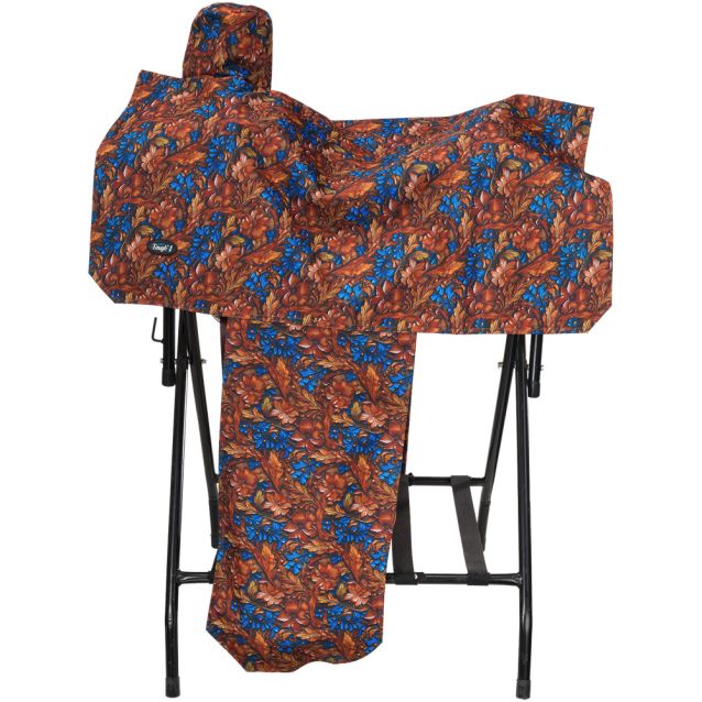 Tough1 Hand Carved Western Total Saddle Cover