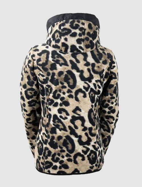 Ranchgirls Hooded Polar Fleece Jacket GABY leopard