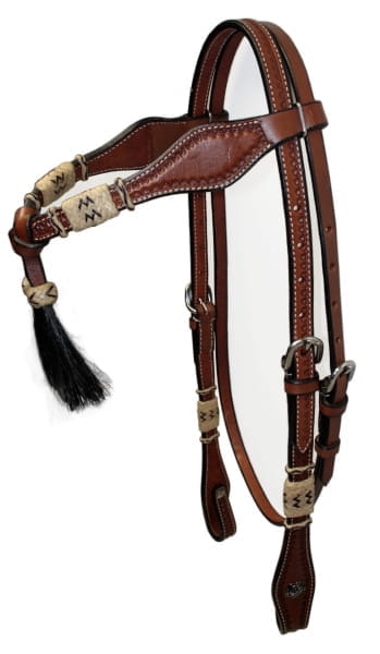 Futurity Kopfstück Rawhide Tassel