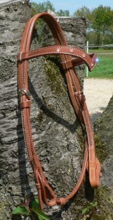 Sparkle! Quick Change V-Shaped Harness Kopfstück mit Clearstones