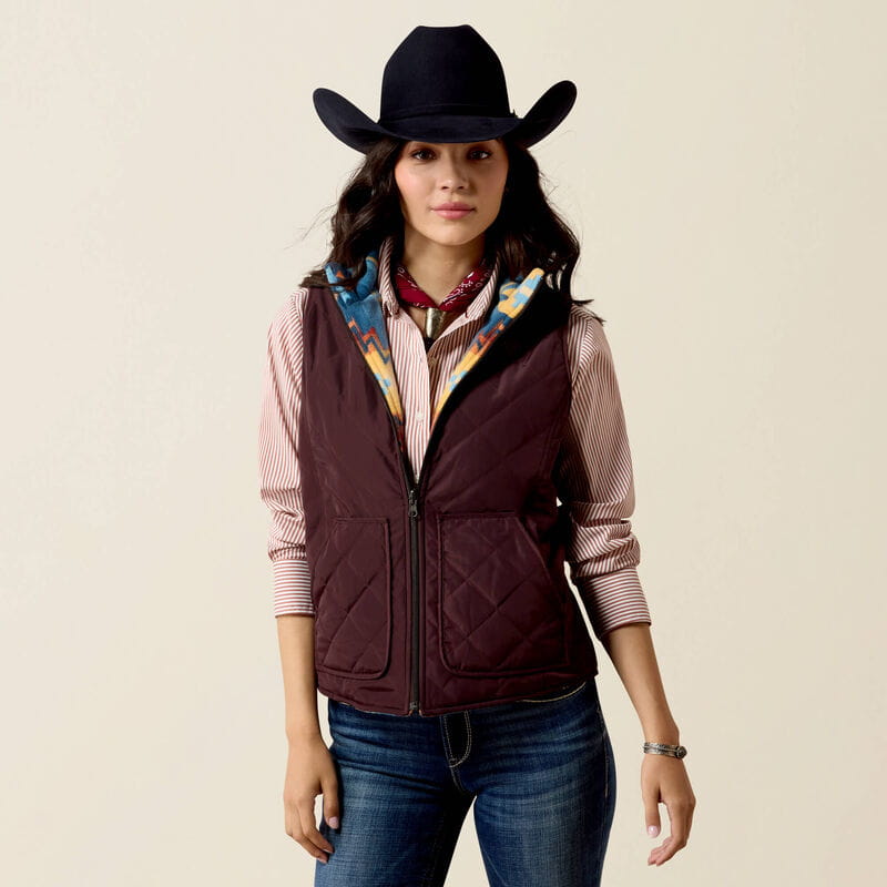 Ariat Womens Dilon 2.0 Reversible Insulated Gilet