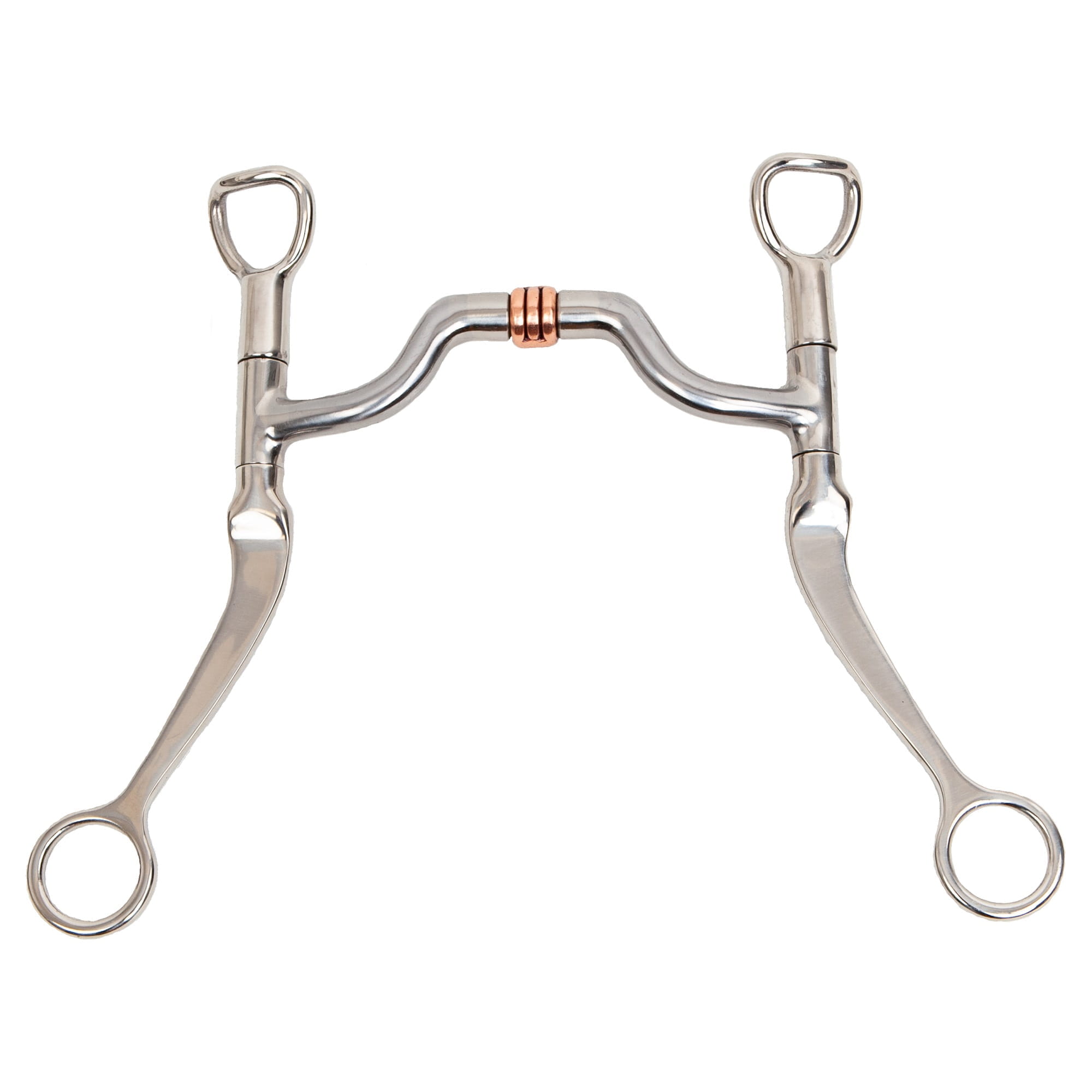 Myler Flat Shank MS33 mit Kupfer-Roller Stufe 3