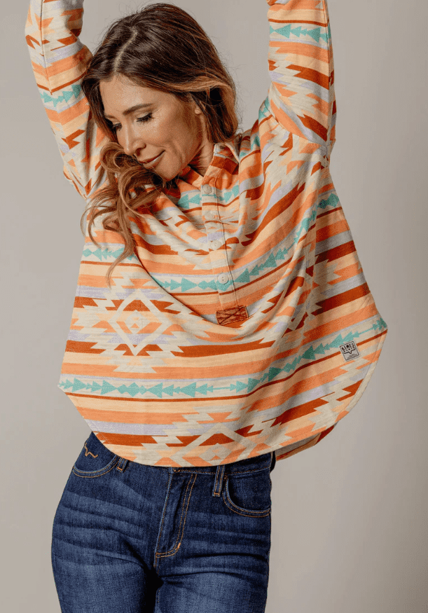 Kimes Ranch Sweatbluse Judith orange