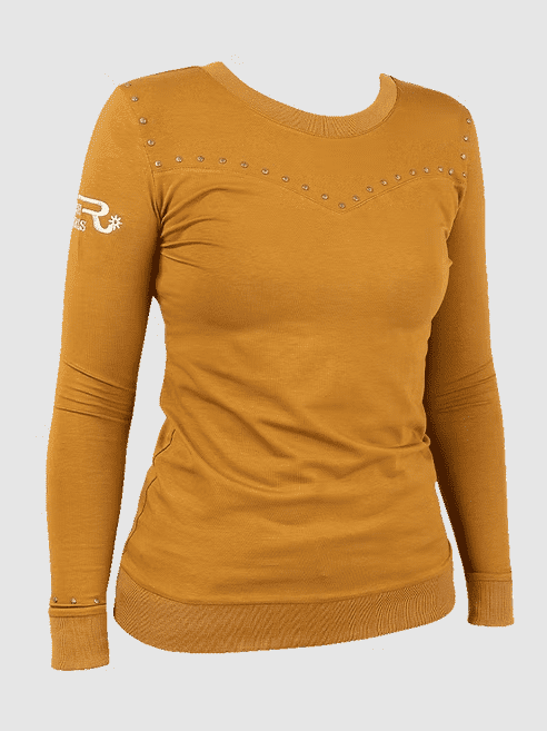 Ranchgirls Langarm Shirt MONIKA cinnamon