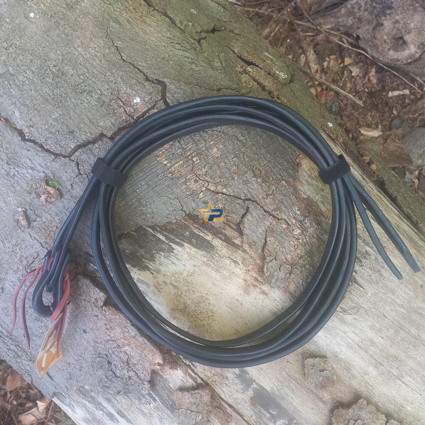 Cattleman´s Black Split Reins 1/2" x 7,5'