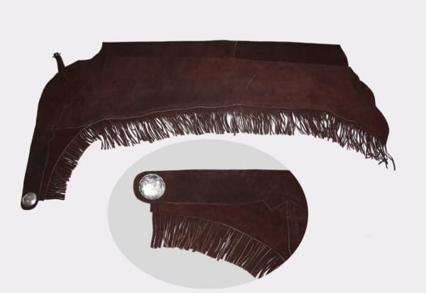 Wildleder Chaps mit Fransen