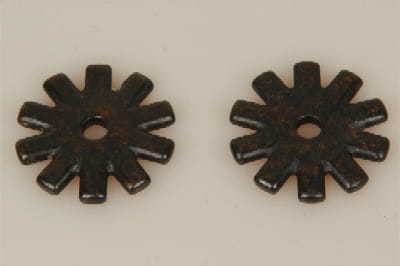 Sporenrädchen 10fach schwarz