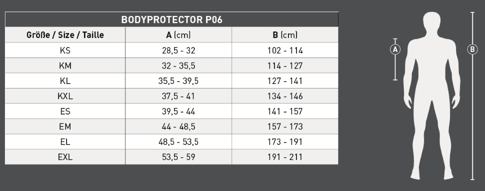 SWING Rückenprotektor P06 flexible für Erwachsene