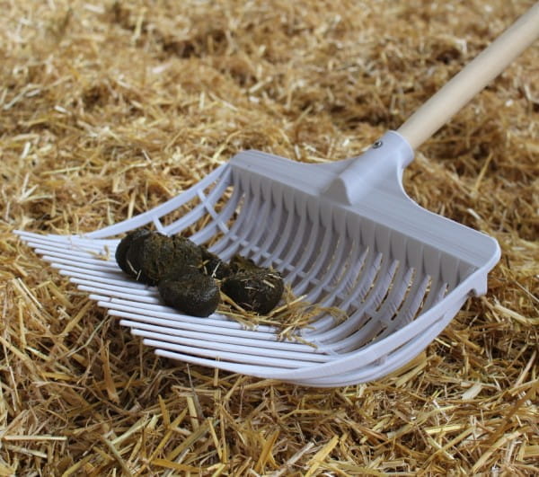 Späneforke weiß