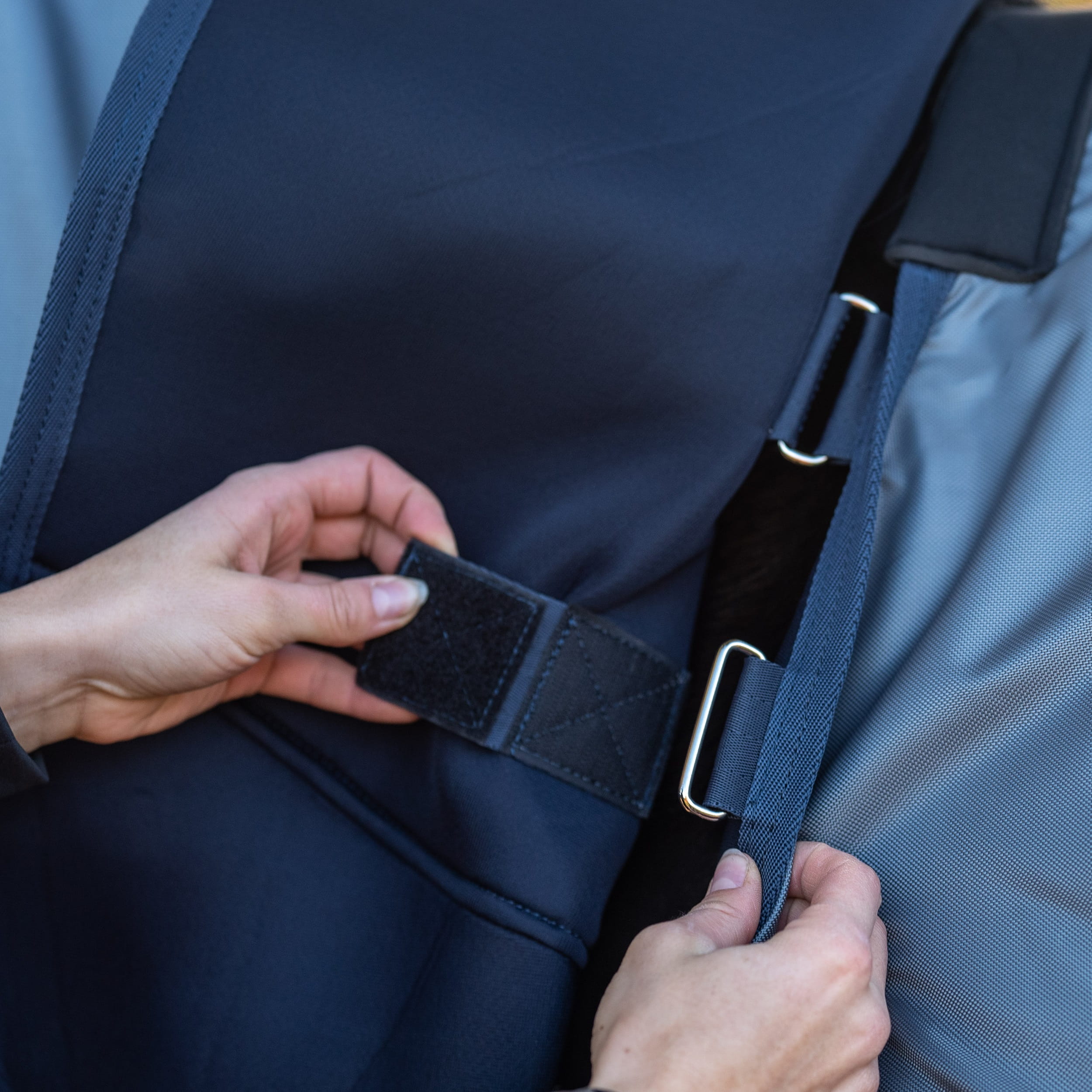 Halsteil 3D AIR RAIN grau/navy