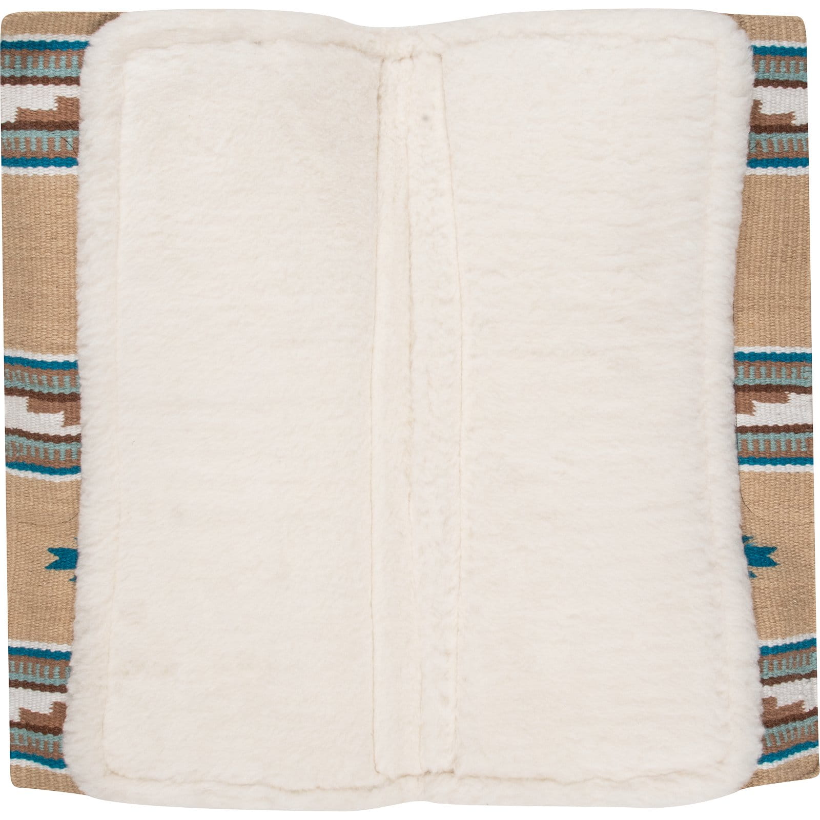 Performance Southwest Blanket Top Felt Pad tan/turquoise