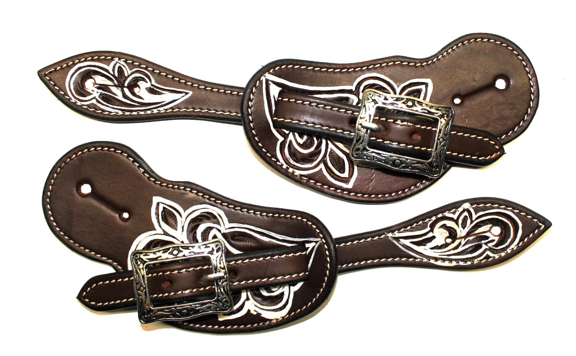 Sporenriemen dunkel US-Leder