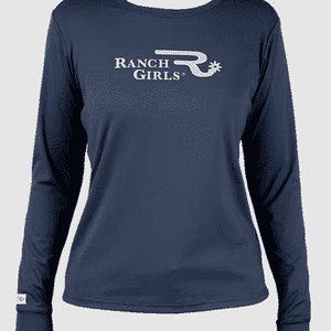 Ranchgirls Long Sleeve Shirt SABRINA denim blue