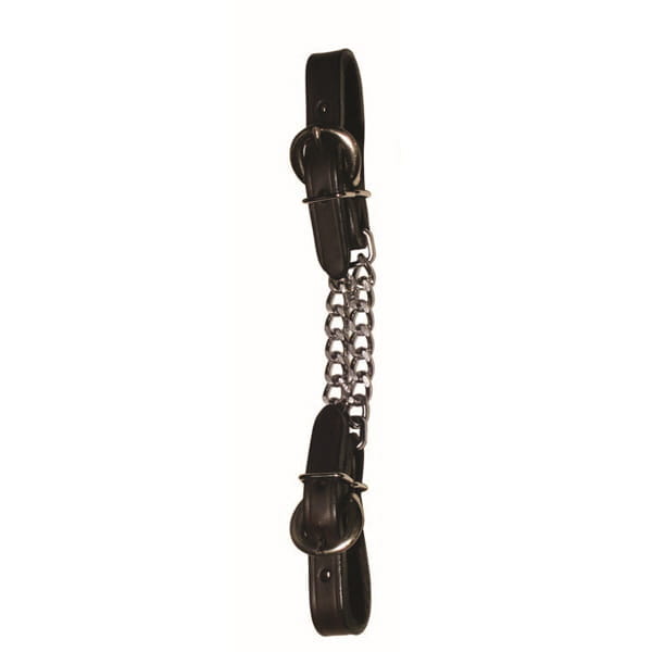 Ultimate Cowboy Gear Kinnkette doppelt dark oiled