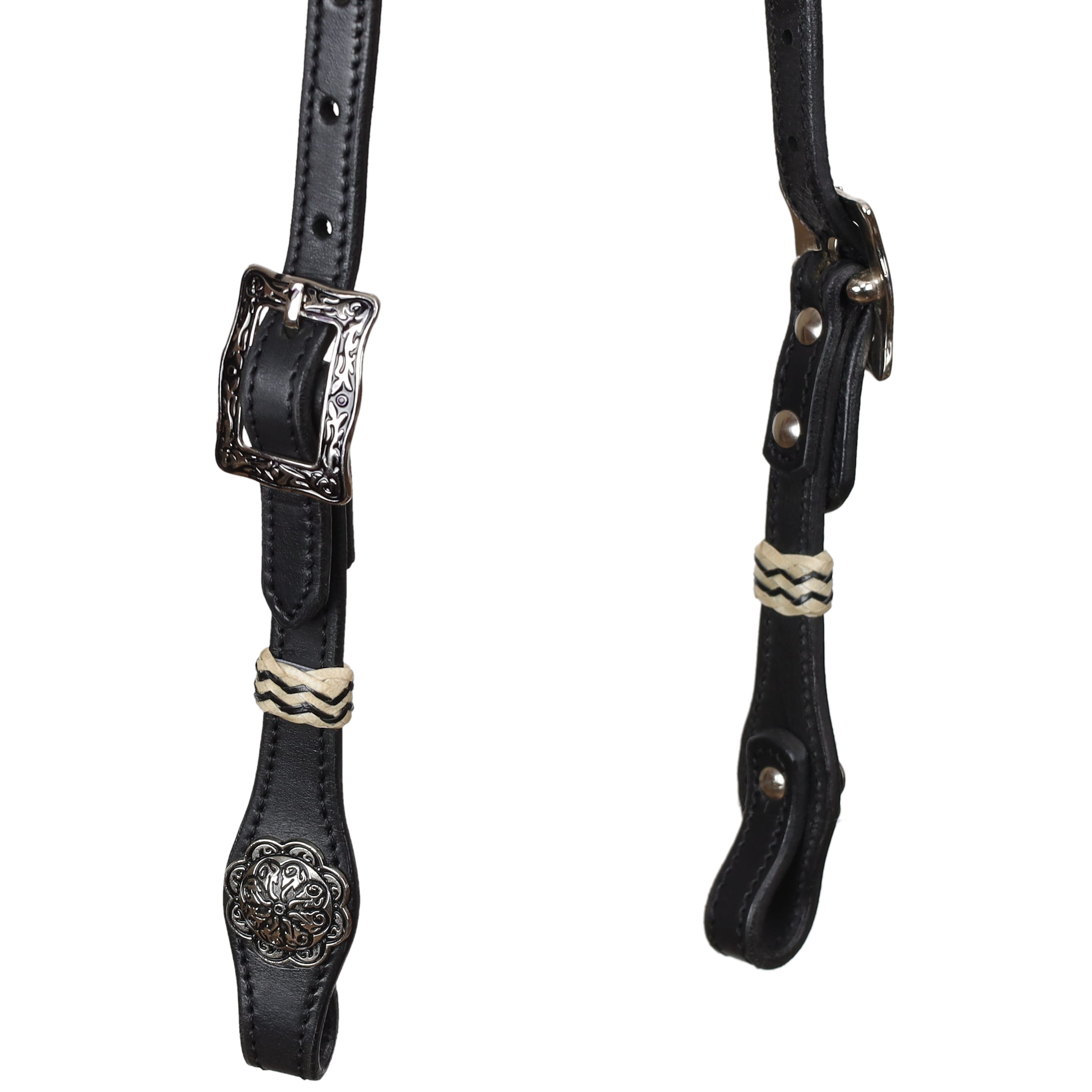 Showman Pink Pearl Argentina Cow Leather One Ear Headstall