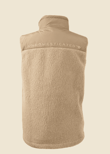 Ranchgirls Sherpa Fleece Weste MOLLY gravel