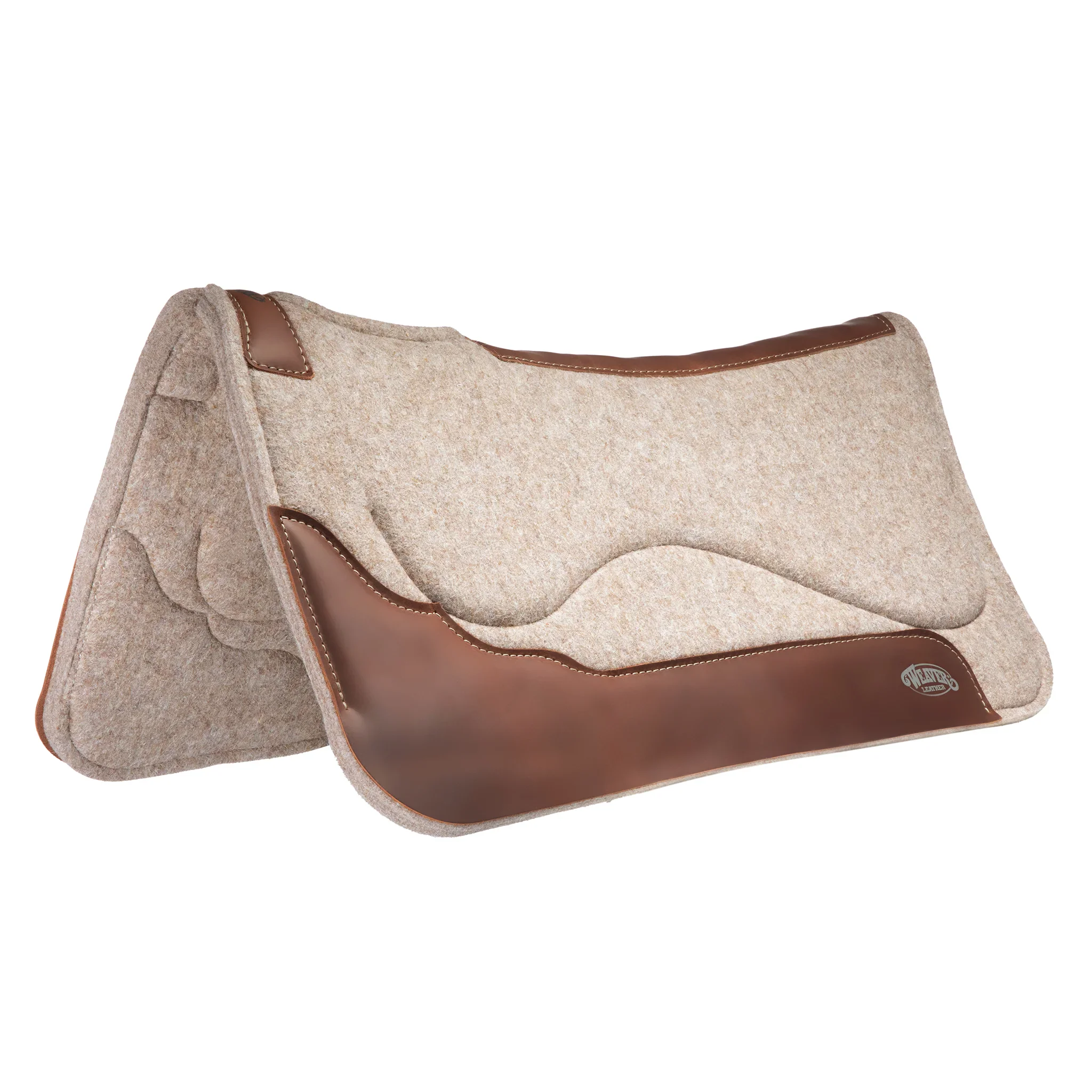 Weaver Gel Contoured Wool Blend Felt Saddle Pad