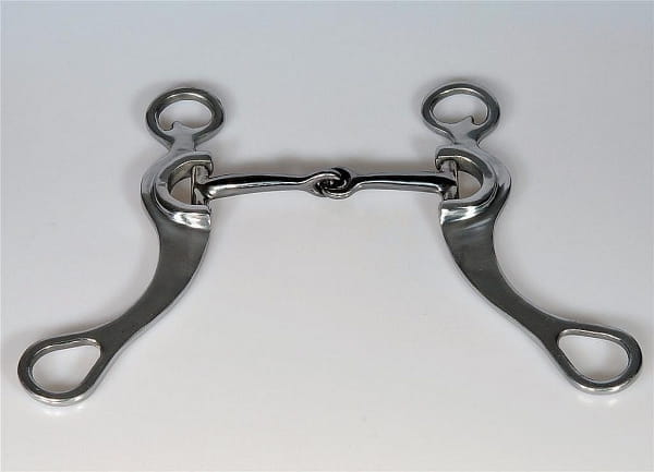 Aluminium Shanked Snaffle Bit mit Kupfer Einlage