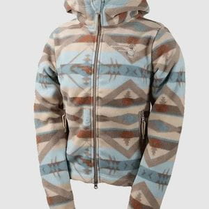 Ranchgirls Polar Fleece Jacke ABBY desert ice