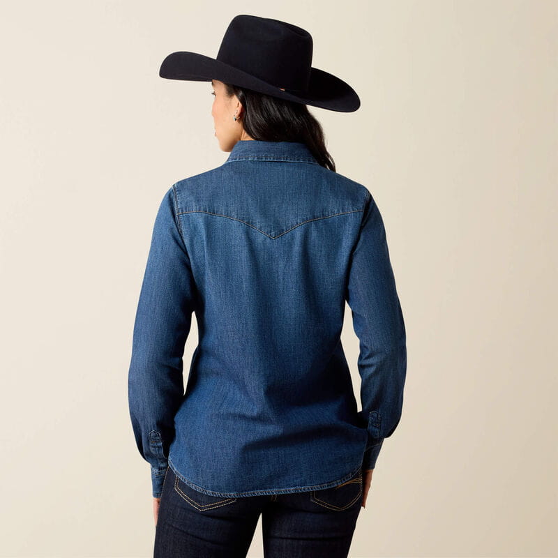 Ariat Womens Farriday Denim Shirt