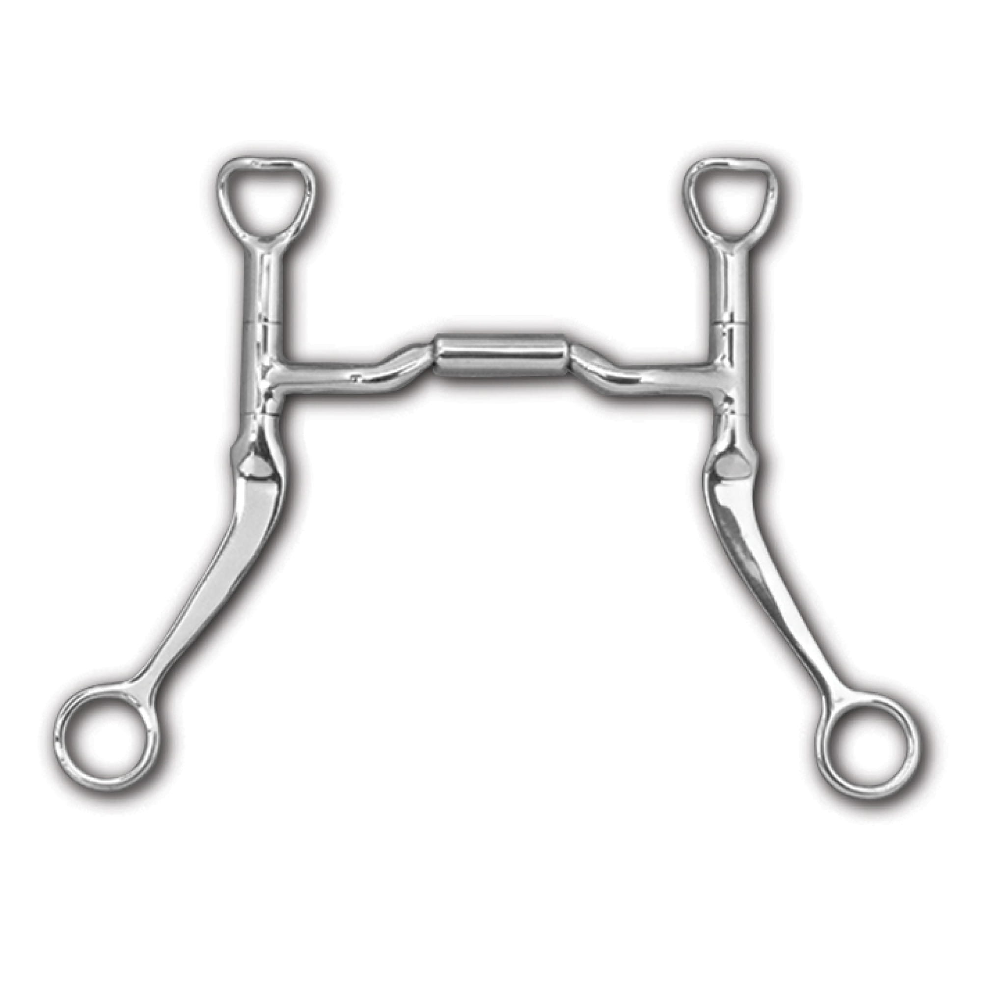 Myler Flat Shank Mullen Barrel Low Port Bit MB 06 Stufe 2-3