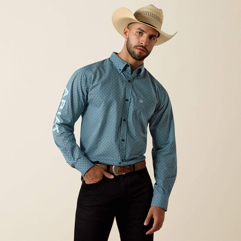 Ariat Mens Team Jansen Fitted Western Shirt