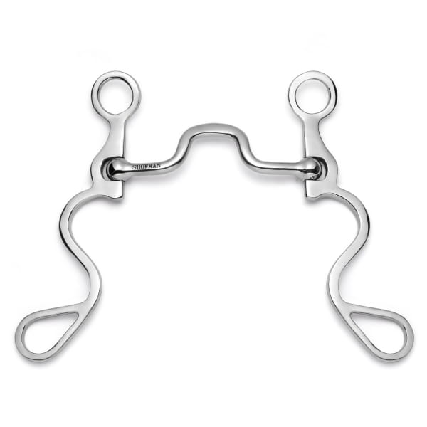 Showman Long S Shank with Flat Square Port