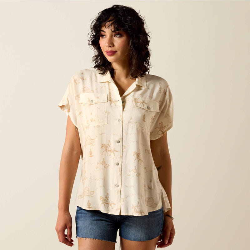 Ariat Womens Badlands Western Shirt