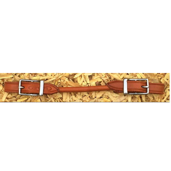 Cattleman´s rolled Curbstrap Kinnriemen rund
