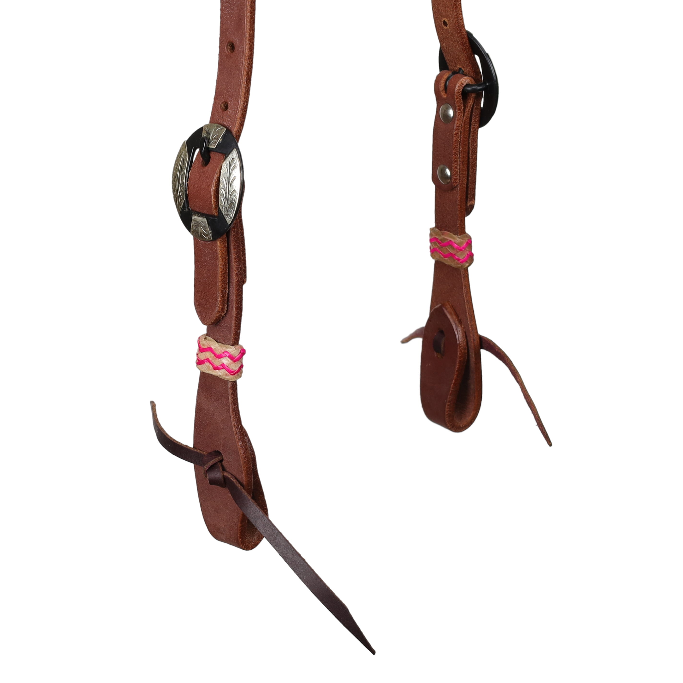 Showman Seaside Pearl Argentina Cow Leather One Ear Headstall
